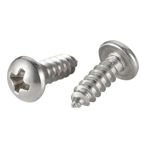 Galvanized Iron (G.I.) Self-Tapping Screws Round Head – Galvanized Pan Head Screws for Sheet Metal, Cladding, Ducts and General Repair Jobs, All Popular Sizes Available